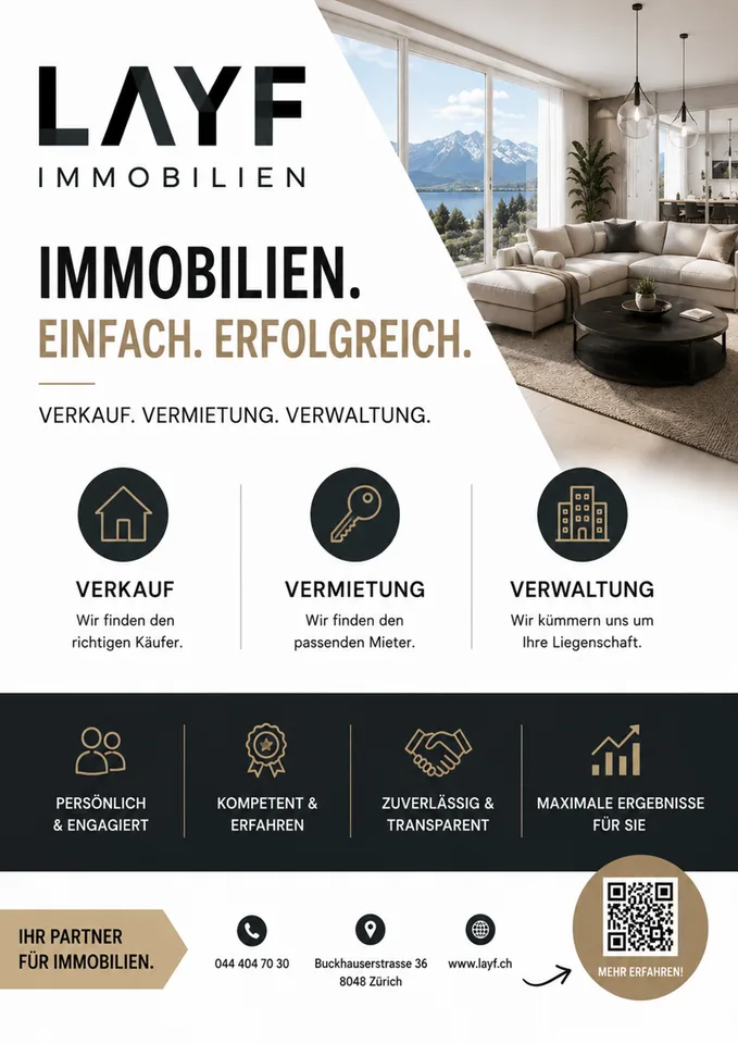 ZÜRICHSEE VOR DER TÜR – STILVOLL MÖBLIERT WOHNEN IM SEEFELD – photo 4 of 10
