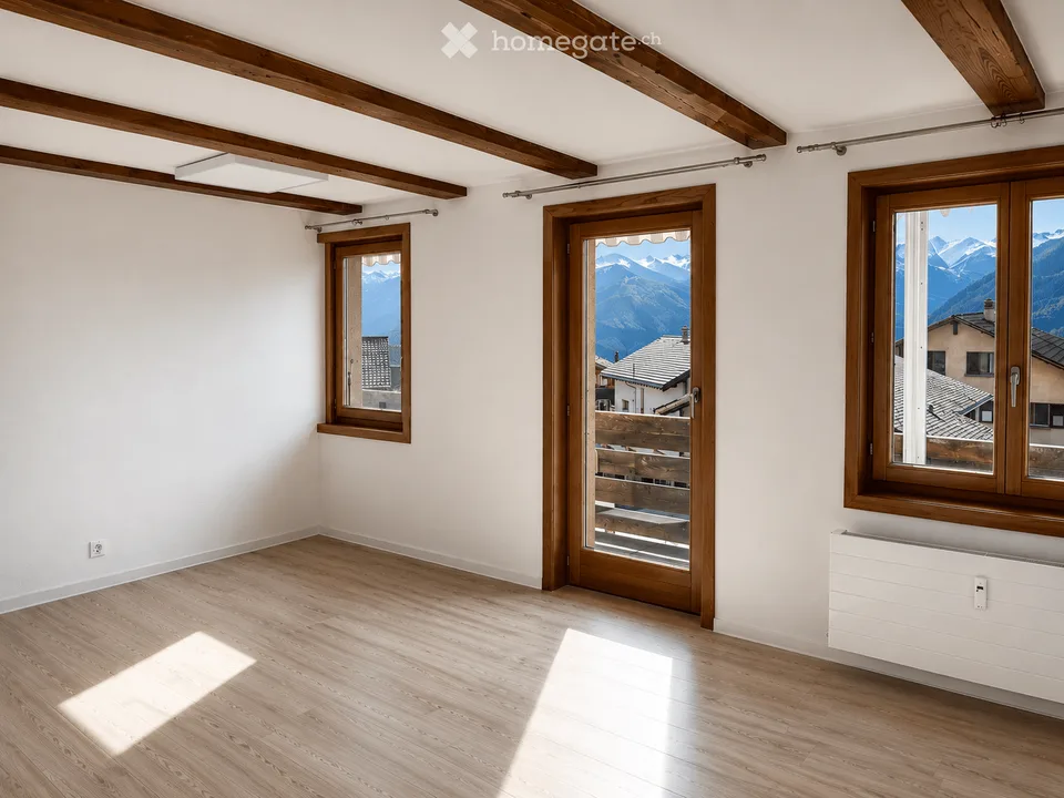 Appartamento 4.5 locali | Panorama, balcone, terrazza | Sauna | Elettricità & WLAN inclusi | Arredamento possibile