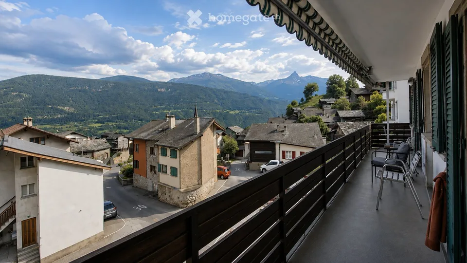 Appartamento 4.5 locali | Panorama, balcone, terrazza | Sauna | Elettricità & WLAN inclusi | Arredamento possibile
