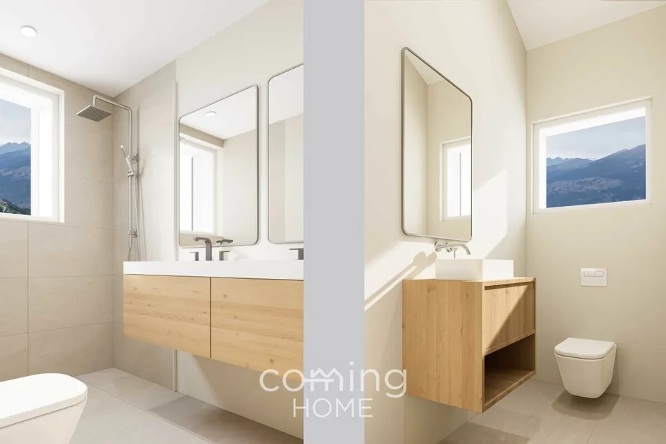 Camino, vista sulla montagna e libertà di progettazione - compatta casa nuova a Bürchen soleggiato – foto 9 di 12