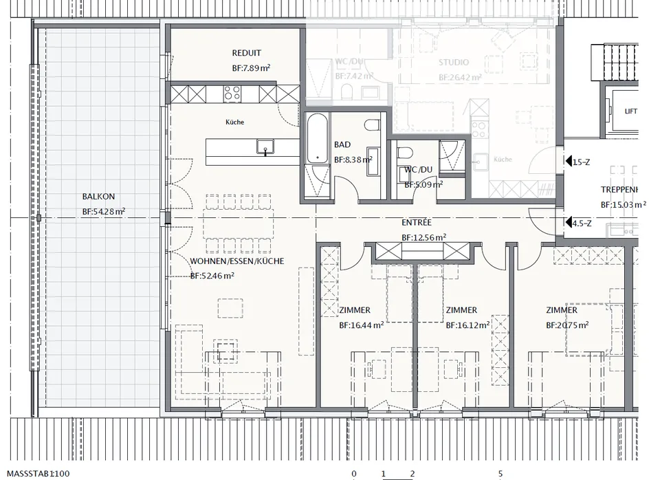 Exclusive 4.5-room apartment in Mühlepark Brittnau