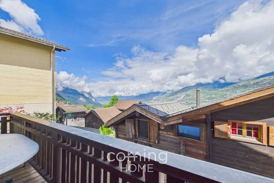 Wohnen und bauen in Ergisch - Chalet mit Bauland und sonniger Aussichtslage – Foto 8 von 15