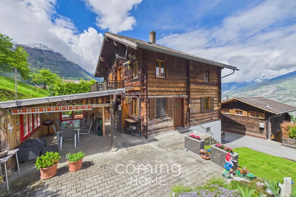Wohnen und bauen in Ergisch - Chalet mit Bauland und sonniger Aussichtslage – Foto 6 von 15
