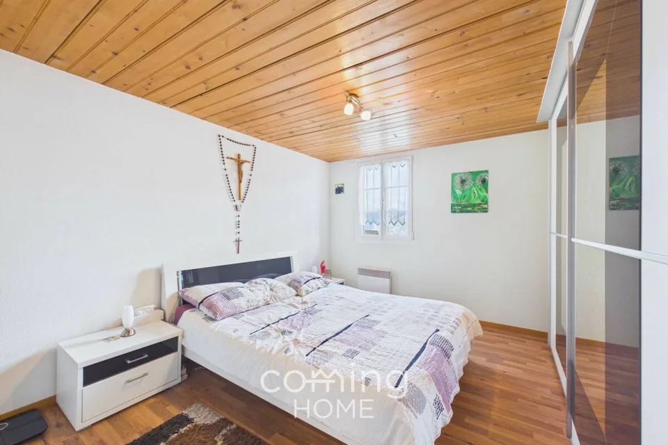 Wohnen und bauen in Ergisch - Chalet mit Bauland und sonniger Aussichtslage – Foto 10 von 15