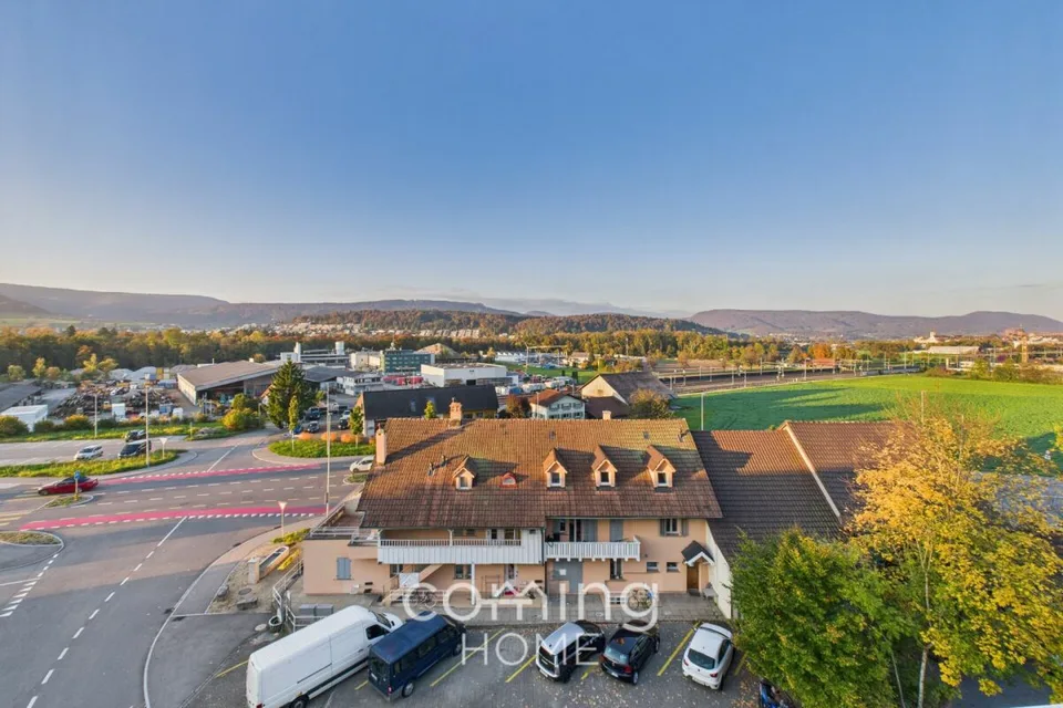 Appartement attique rénové de 4 pièces à Wöschnau avec grande terrasse et vue dégagée – photo 13 sur 14