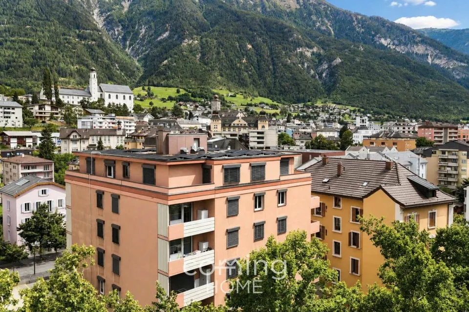 Spacieux appartement en attique avec terrasse panoramique - Brigue – photo 8 sur 20