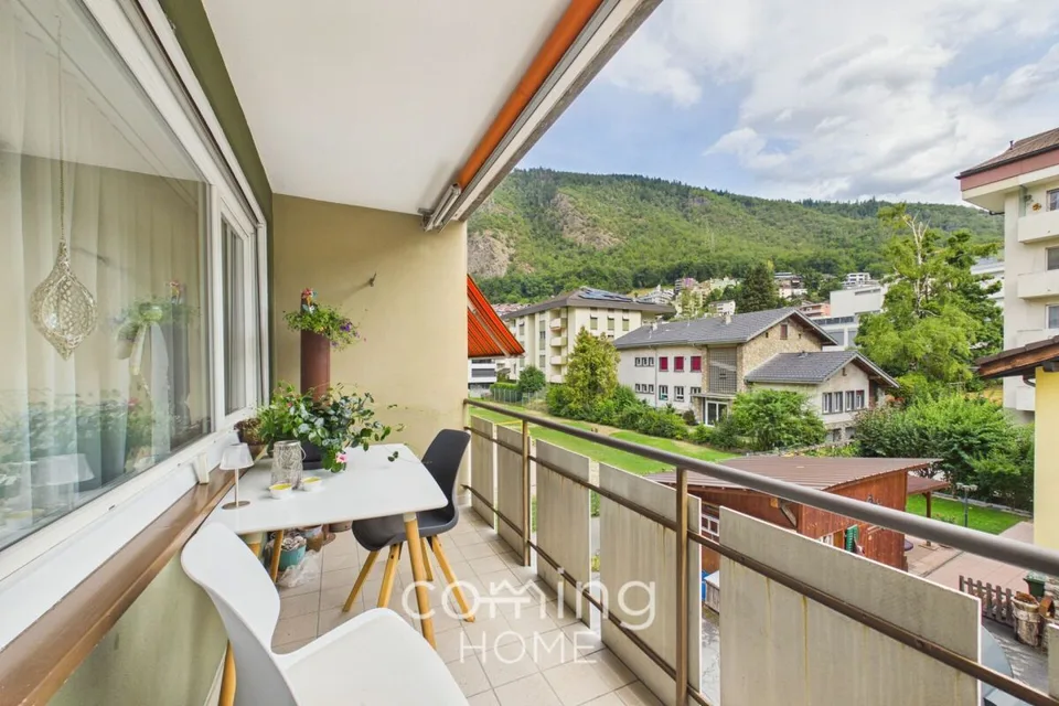 Gepflegte 3.5-Zimmer-Wohnung mit Bergsicht in Visp – Foto 8 von 11