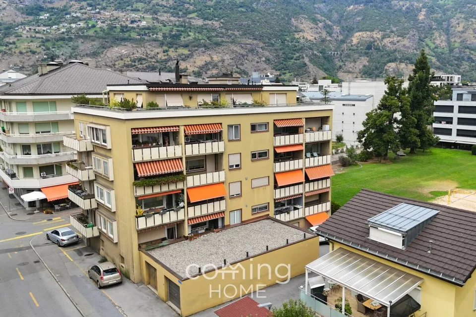 Gepflegte 3.5-Zimmer-Wohnung mit Bergsicht in Visp – Foto 9 von 11
