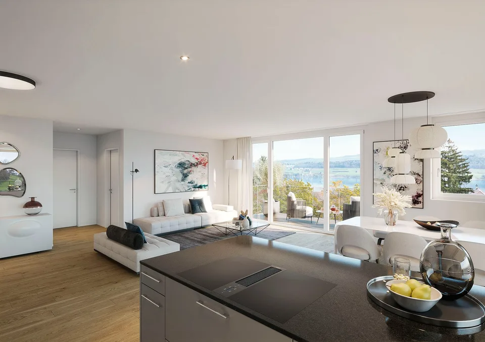 Moderne 3.5-Zimmer-Neubauwohnung an zentraler Lage in Beinwil am See – Foto 3 von 6