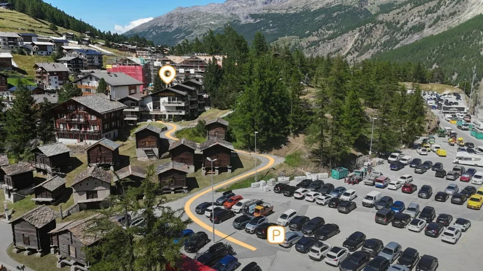 Camera d'albergo arredata con balcone - settimanale a Saas-Fee