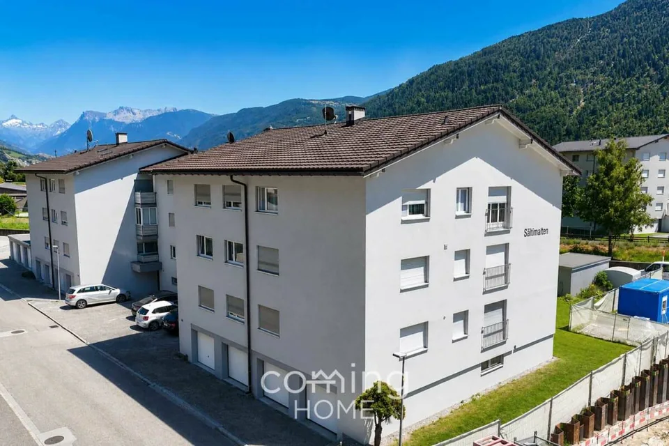 Gepflegte 4.5 Zimmerwohnung in Steg-Hohtenn mit sonnigem Balkon und Bergsicht – Foto 13 von 14