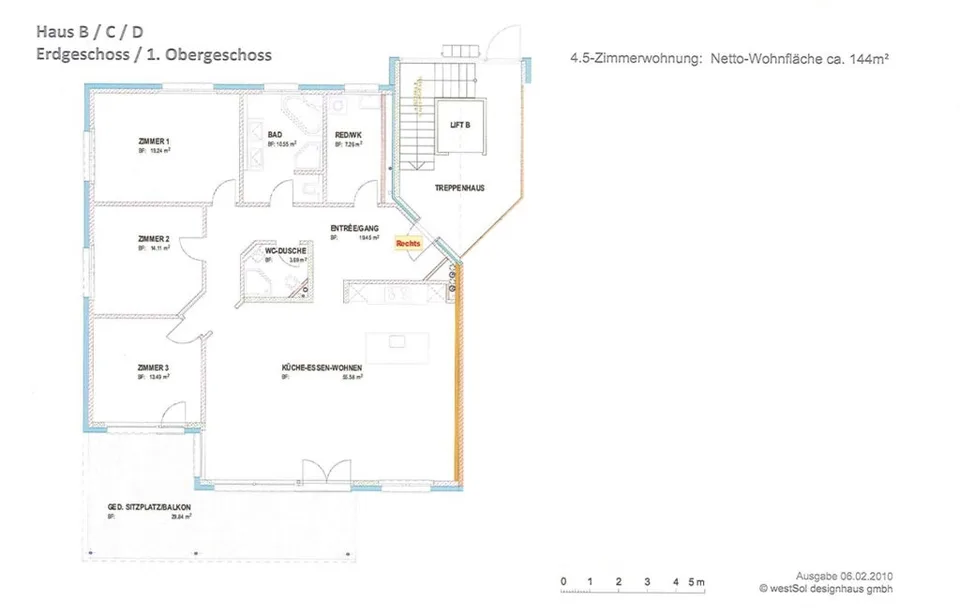 Wohnung mit wunderschönem Terrasse