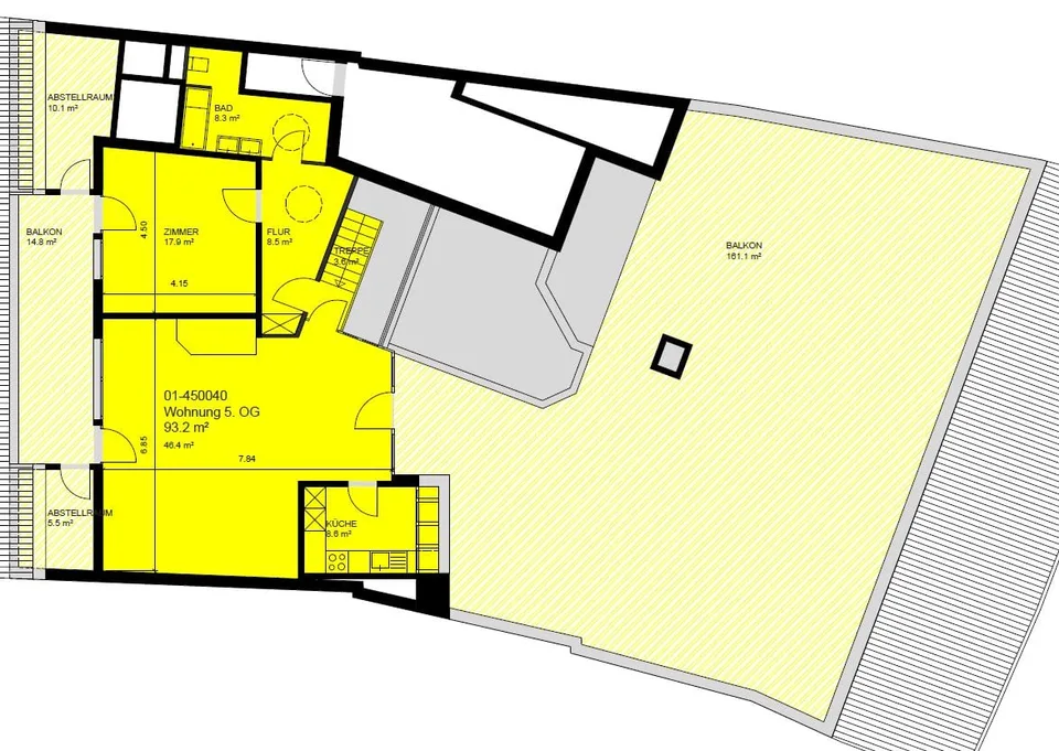 4.5 Zimmer Attikawohnung im Zentrum von Basel – Foto 7 von 7