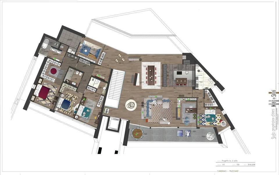 Einzigartige 6,5 Zimmer Attikawohnung mit grosser Dachterrasse, Whirpool und eigenem Pool – Foto 12 von 12