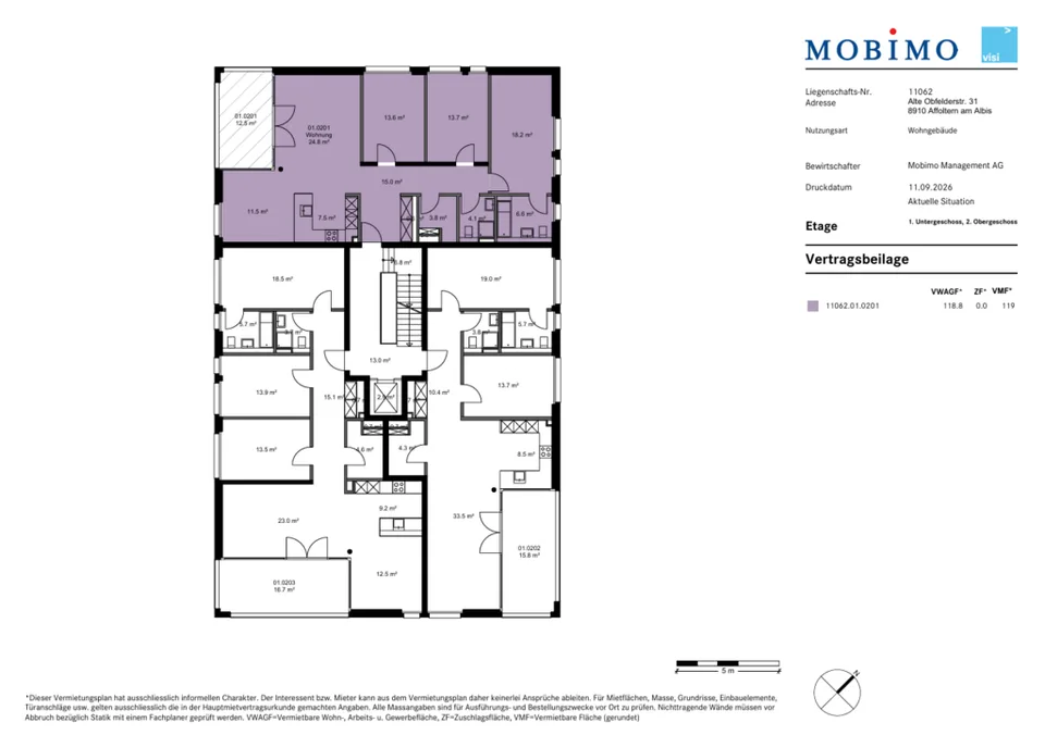 Moderne 4.5 Zimmerwohnung per 1. Dezember 2026 zu vermieten