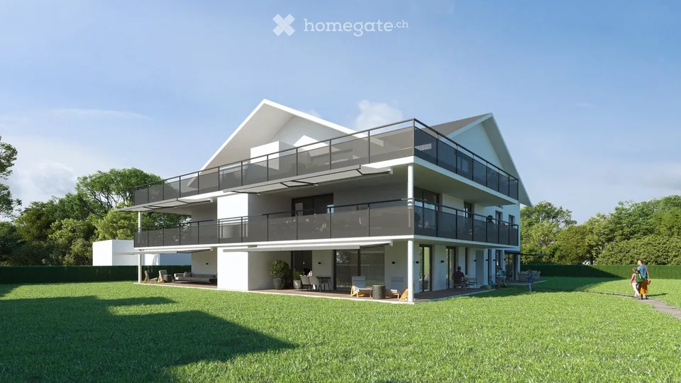Appartement neuf de 2,5 pièces avec espace de séjour - Seefeld Mosen sur le lac de Hallwil