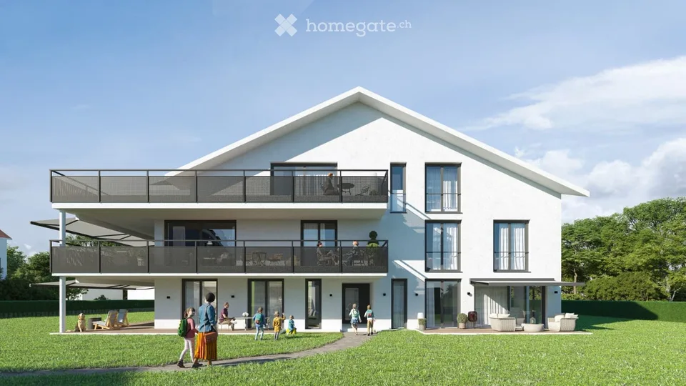 Appartement neuf de 2,5 pièces avec espace de séjour - Seefeld Mosen sur le lac de Hallwil
