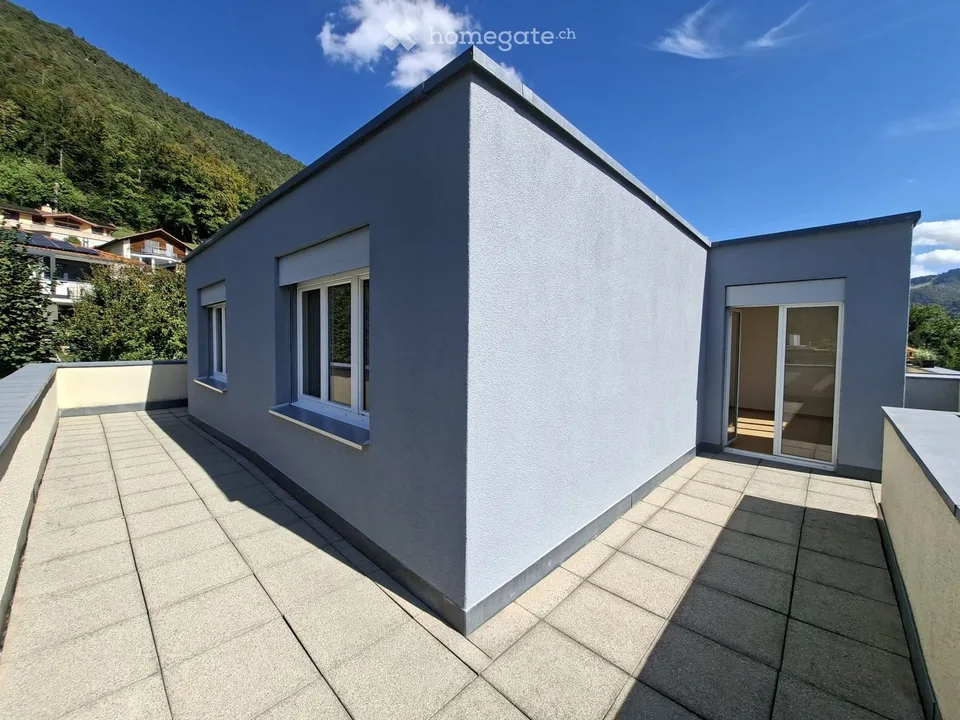 Rent magnificent attic apartment in Moutier, 3 rooms