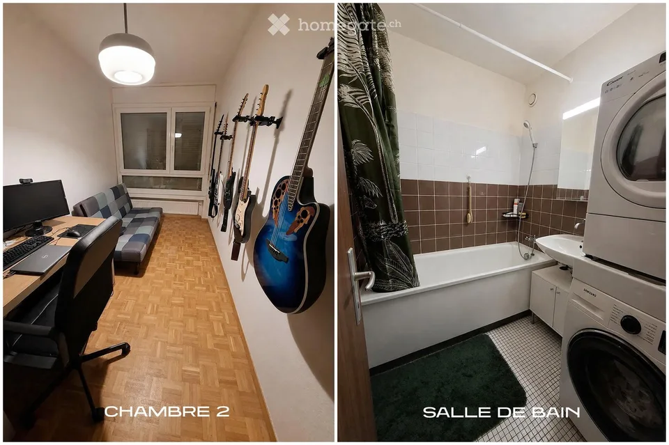Four-room apartment with balcony in Meyrin