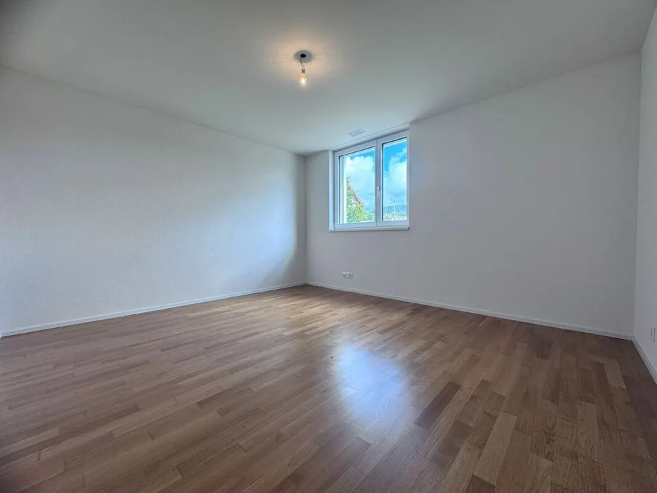 Appartement moderne de 4,5 pièces, rez-de-chaussée, avec loggia et serre