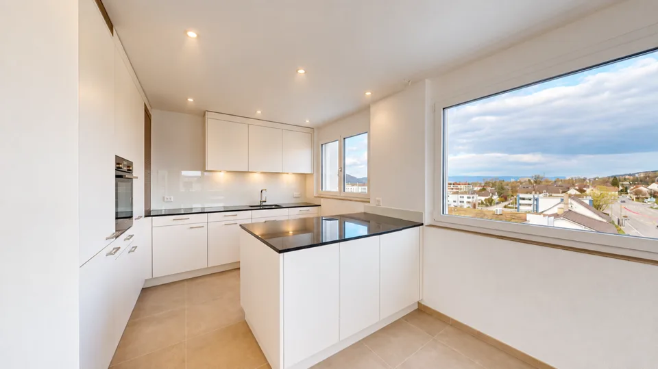 Exclusive 3.5-room penthouse apartment in first occupancy with 98 m² sun terrace