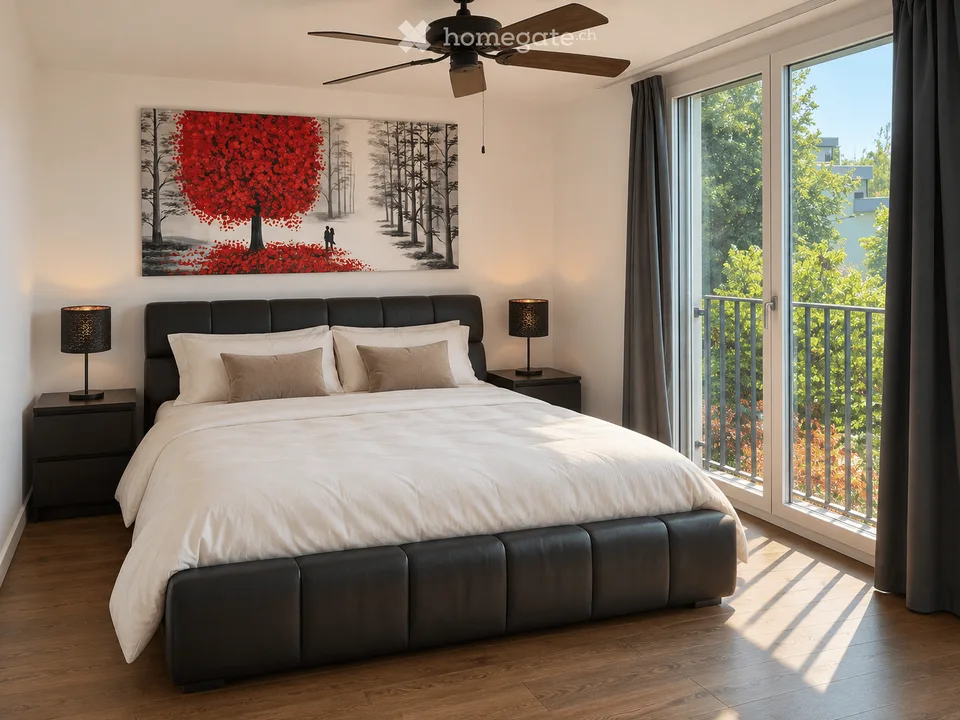 201 m² Attika-Maisonette mit Alpenblick, drei Terrassen und Whirlpool