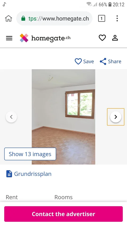 Appartement lumineux 3.5 pièces avec balcon et garage à Forch