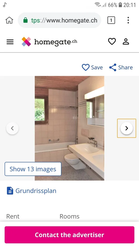 Appartement lumineux 3.5 pièces avec balcon et garage à Forch