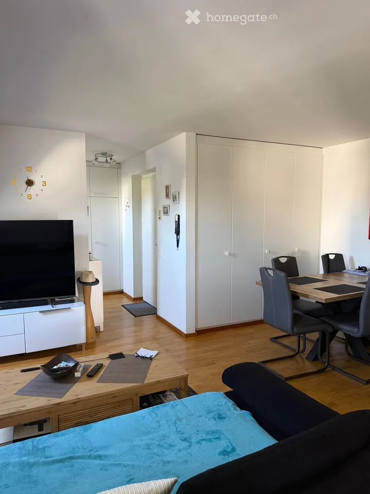Appartamento accogliente di 3,5 locali con 2 balconi (vista lontana nel verde e con vista sulla montagna)