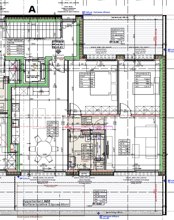 Neue 3.5-Zimmer-Dachwohnung mit Terrasse in St-Aubin FR – Foto 10 von 10