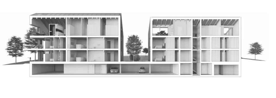 Neue 3.5-Zimmer-Dachwohnung mit Terrasse in St-Aubin FR – Foto 8 von 10