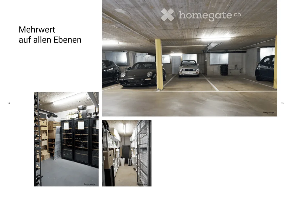 Bright 4.5-room apartment with terrace, 5 underground parking spaces, and hobby room – photo 7 of 9