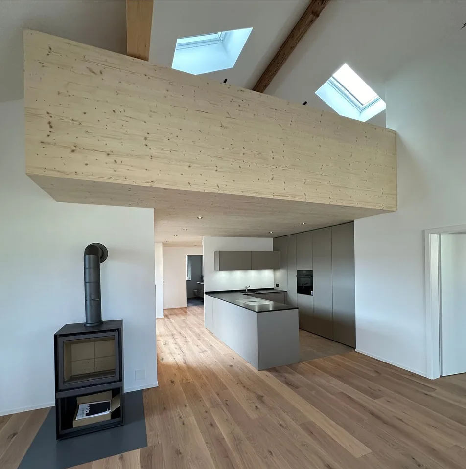 Exclusive 4.5-room gallery apartment in St. Silvester to high standards