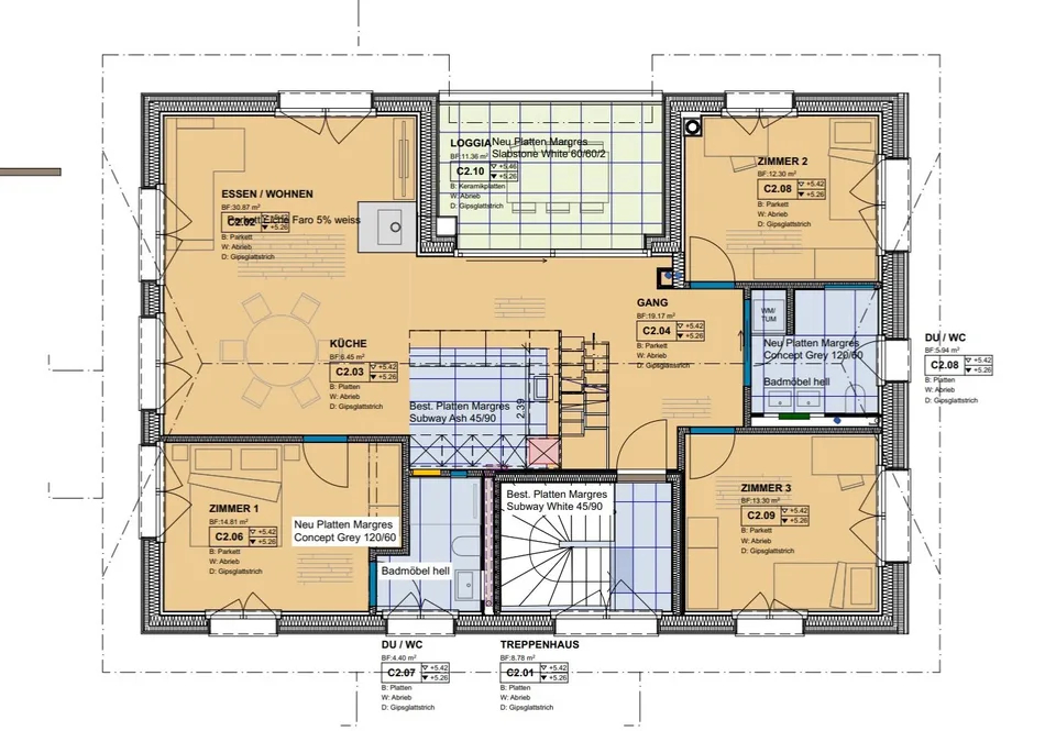 Exclusive 4.5-room gallery apartment in St. Silvester to high standards