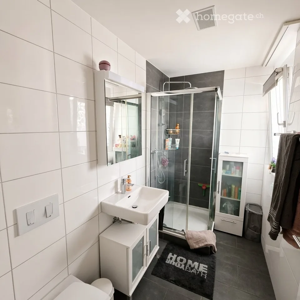 4.5-room apartment with garden and 2 parking spaces