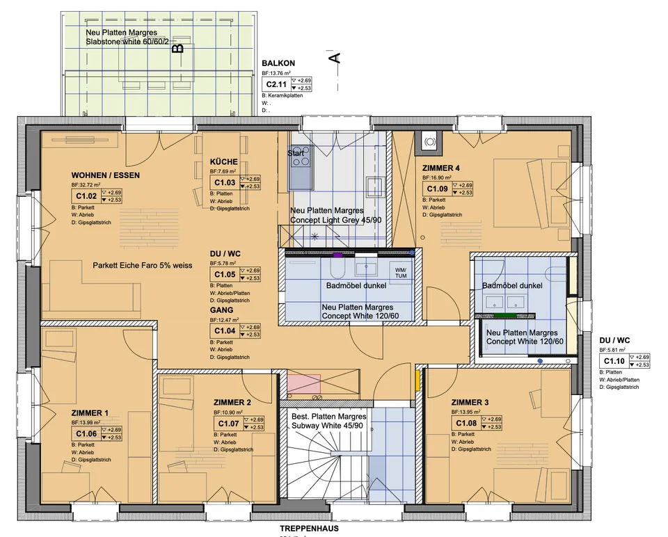 Beautiful 5.5-room apartment in St. Silvester to high standards