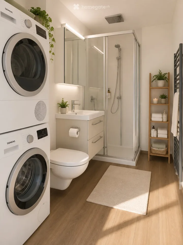 Appartamento moderno arredato con vista sul lago