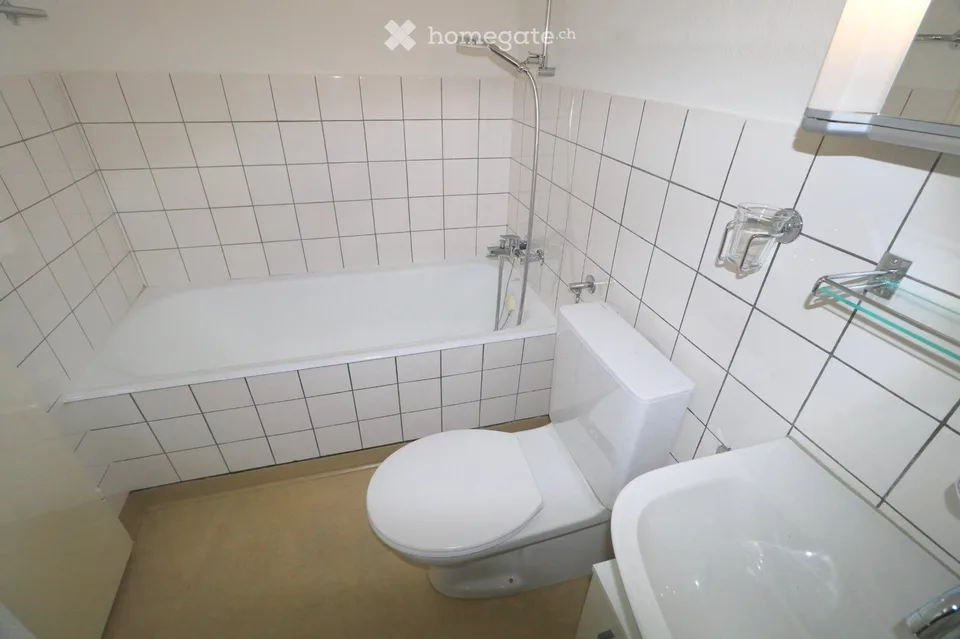 In Thun 2 1/2 room apartment for 1350.- per month (INCLUSIVE OF INCIDENTAL COSTS!)