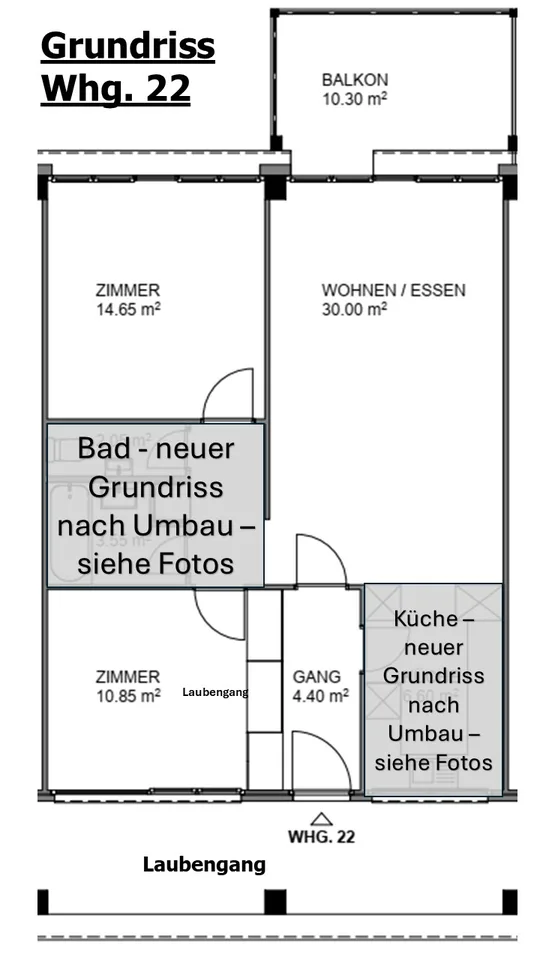 komplett sanierte 3 1/2 Zi. Wohnung im Grünen am Dorfbach