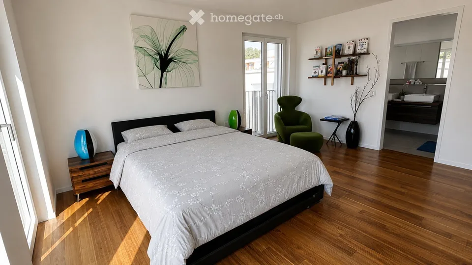 Exclusive bright 4.5-room apartment in a green area with quick connection to Zurich