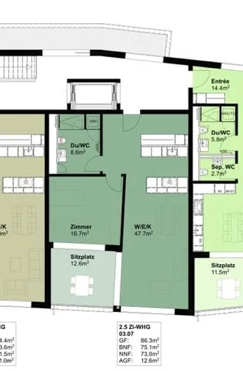 Moderne 2.5-Zimmer-Wohnung in Wollerau – Wohnen mit Komfort und Weitblick
