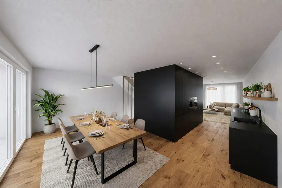 Neubauprojekt «Aurea Quartier» – 5.5-Zimmer-Reihenhaus mit eigenem Garten an sonniger Lage in Au – Foto 3 von 10