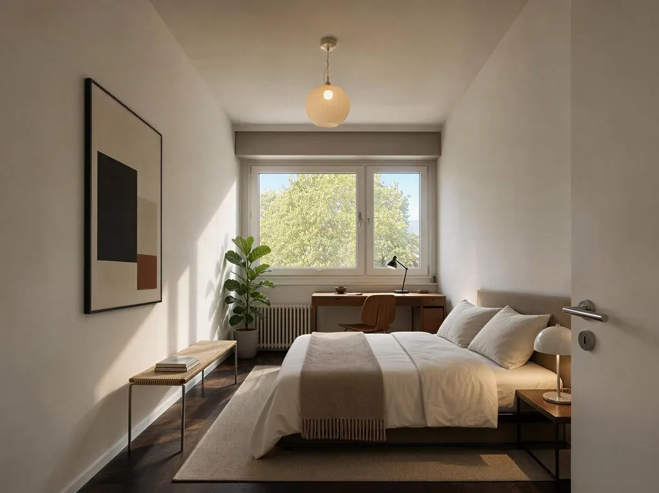 Schönes 5-Zimmer-Apartment mit renoviertem Balkon von 16 m² – Foto 4 von 19