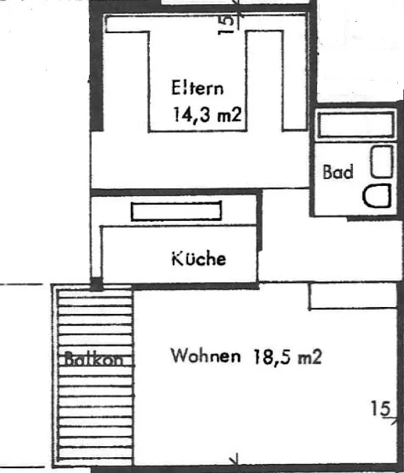 Helle und gemütliche 2 ½ Zi-Whg in Laufen