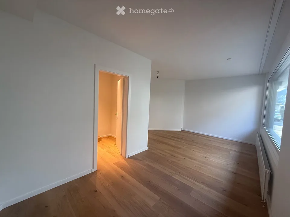 Newly Renovated 3.5-Room Garden Apartment in Oberägeri – Available Immediately