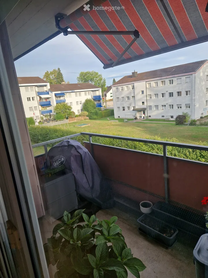 Appartement ensoleillé de 2,5 pièces avec balcon à Mönchaltorf