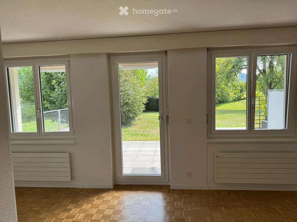 3-Zimmer-Wohnung mit Sitzplatz und viel Grün in Buchrain