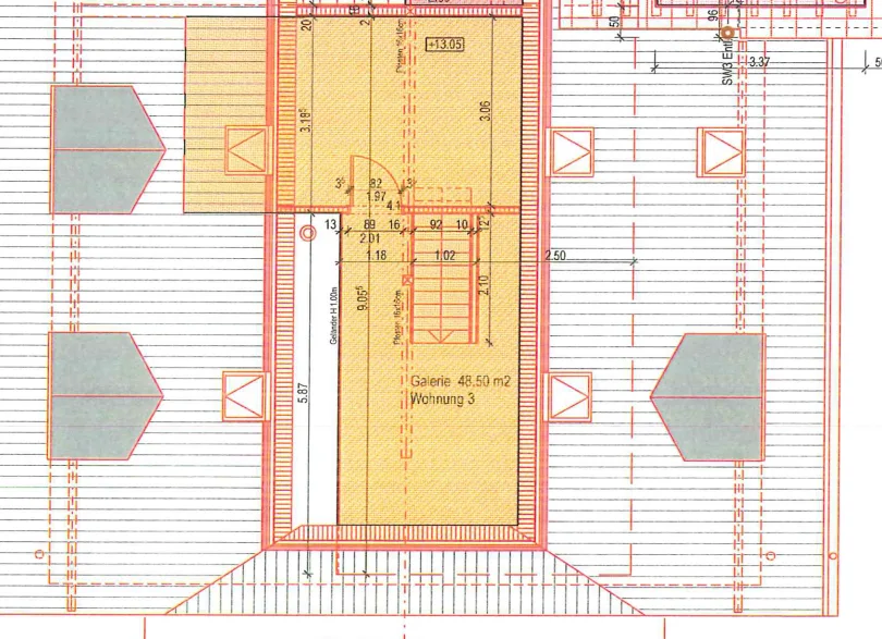 Charmante Duplex-Wohnung mit Dachterrasse in Nidau