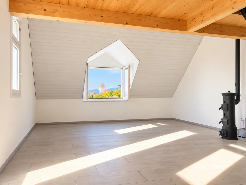 Charmante Duplex-Wohnung mit Dachterrasse in Nidau
