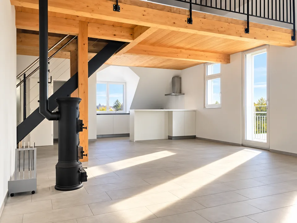 Charmante Duplex-Wohnung mit Dachterrasse in Nidau